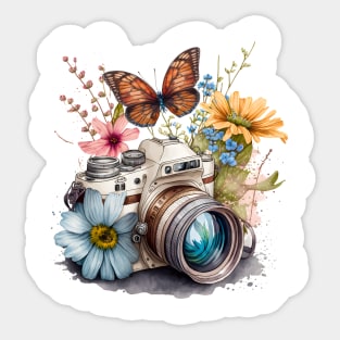 Spring Floral Camera Sticker